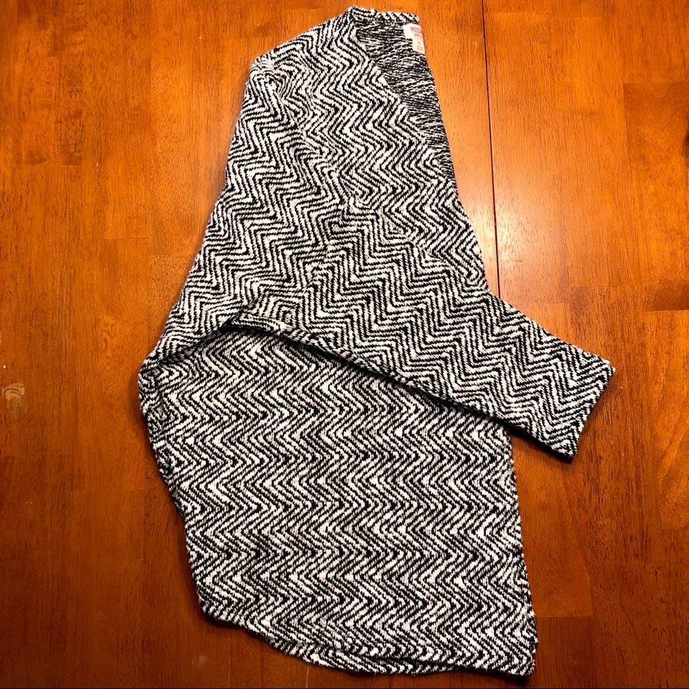 Black And White Cardigan